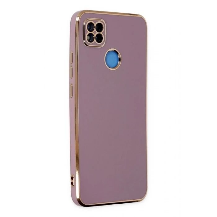 Hubrendy Bez Xiaomi Redmi 9C Kılıf Volet Silikon - Mor