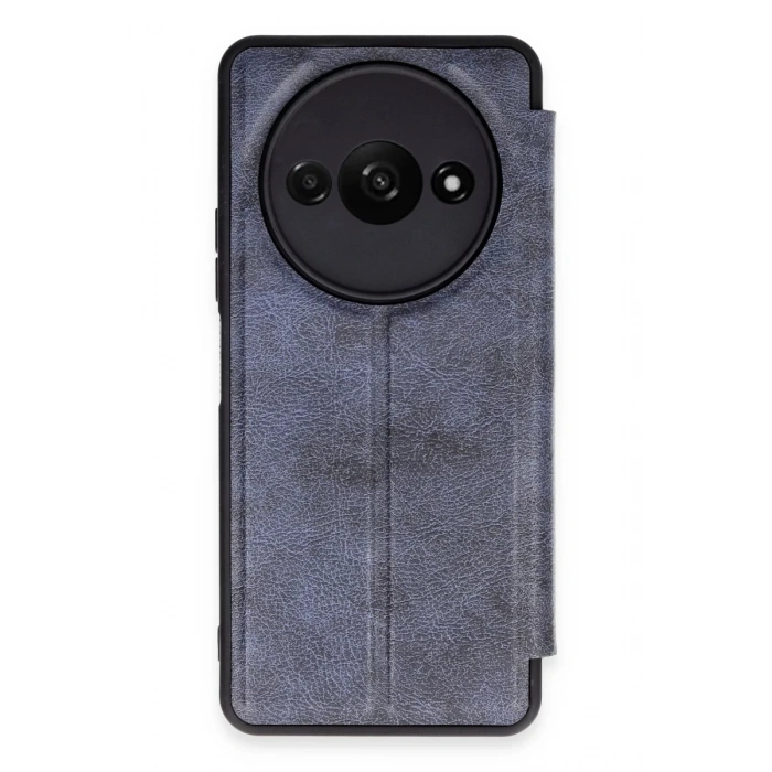 Hubrendy Bez Xiaomi Redmi A3 4G Kılıf Flip Cover - Lacivert