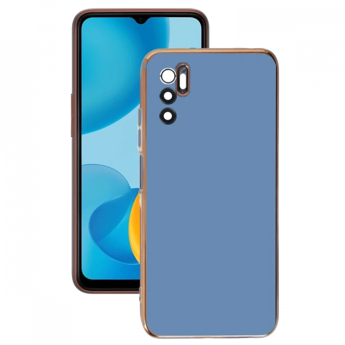 Hubrendy Bez Xiaomi Redmi Note 11 SE Kılıf Volet Silikon - Mavi