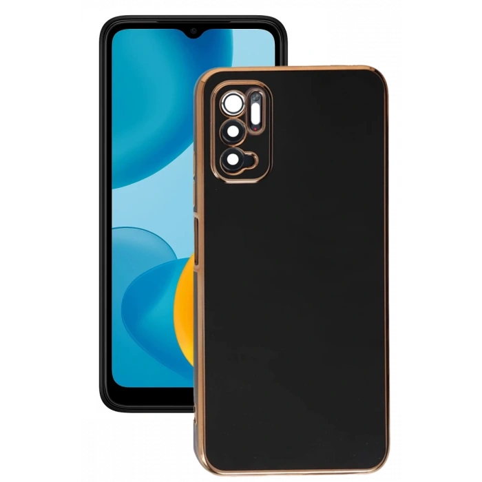 Hubrendy Bez Xiaomi Redmi Note 11 SE Kılıf Volet Silikon - Siyah