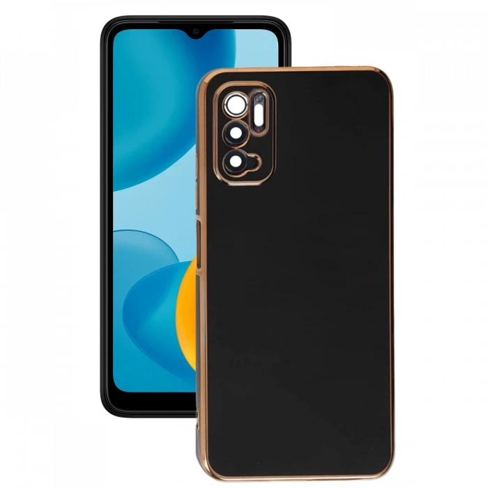Hubrendy Bez Xiaomi Redmi Note 11 SE Kılıf Volet Silikon - Siyah
