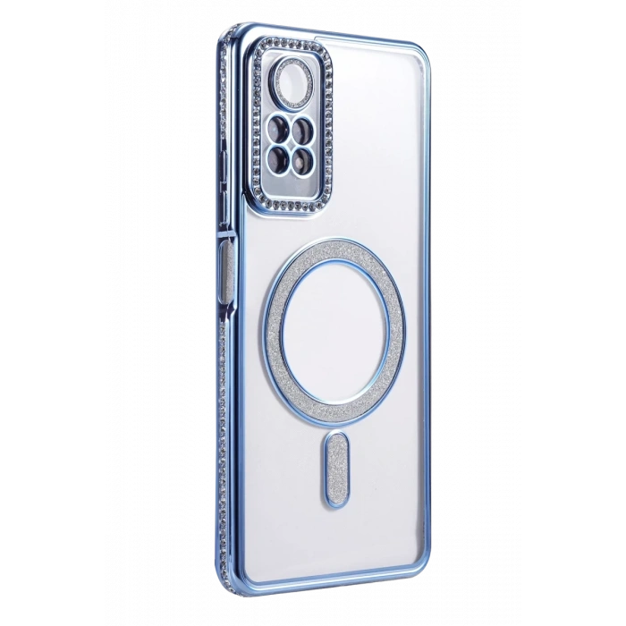Hubrendy Bez Xiaomi Redmi Note 12 Pro 4G Joke Simli Magneticsafe Kılıf - Mavi
