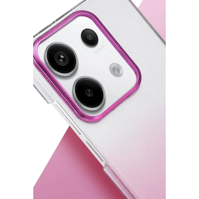 Hubrendy Bez Xiaomi Redmi Note 13 Pro 4G Glossy Kapak - Mavi