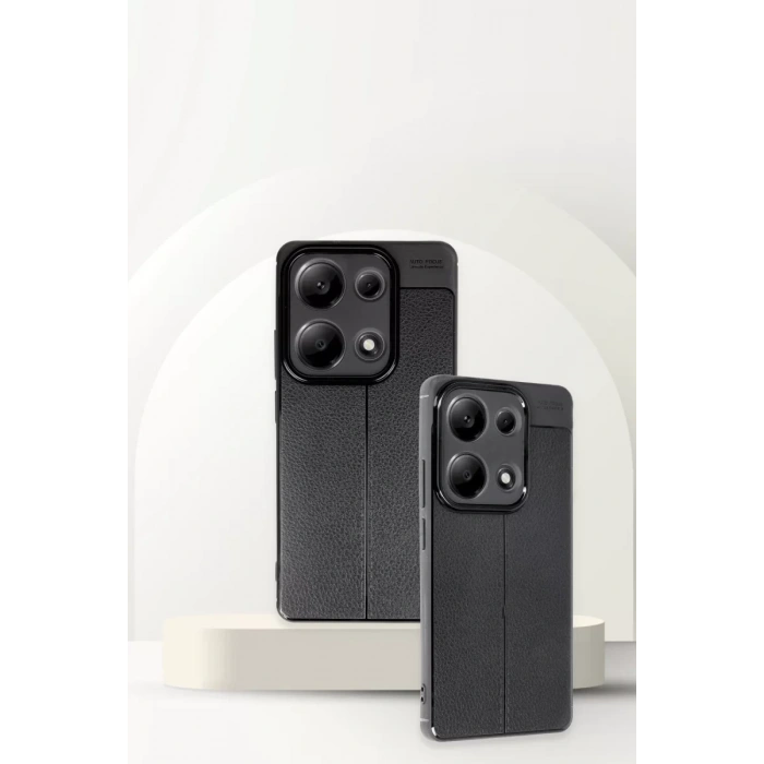 Hubrendy Bez Xiaomi Redmi Note 13 Pro 4G Kılıf Auto Focus Kapak - Koyu Yeşil