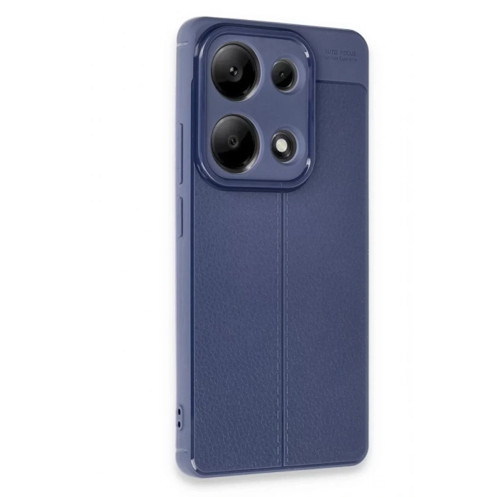 Hubrendy Bez Xiaomi Redmi Note 13 Pro 4G Kılıf Auto Focus Kapak - Lacivert