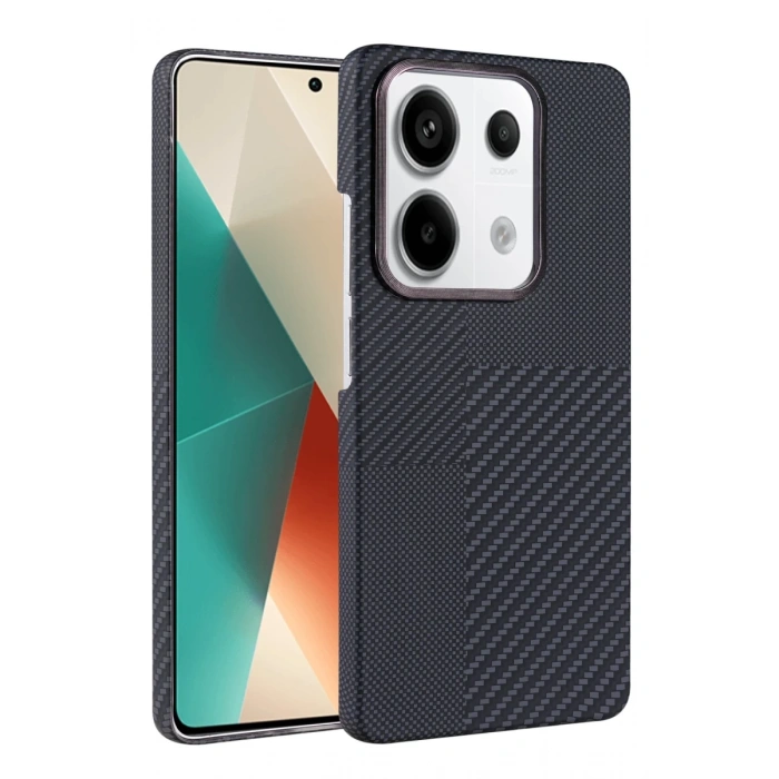 Hubrendy Bez Xiaomi Redmi Note 13 Pro 4G Vega Magsafe Kapak - Siyah