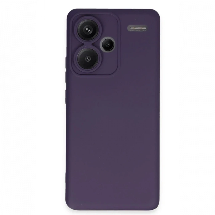 Hubrendy Bez Xiaomi Redmi Note 13 Pro Plus Kılıf Nano içi Kadife Silikon - Mor