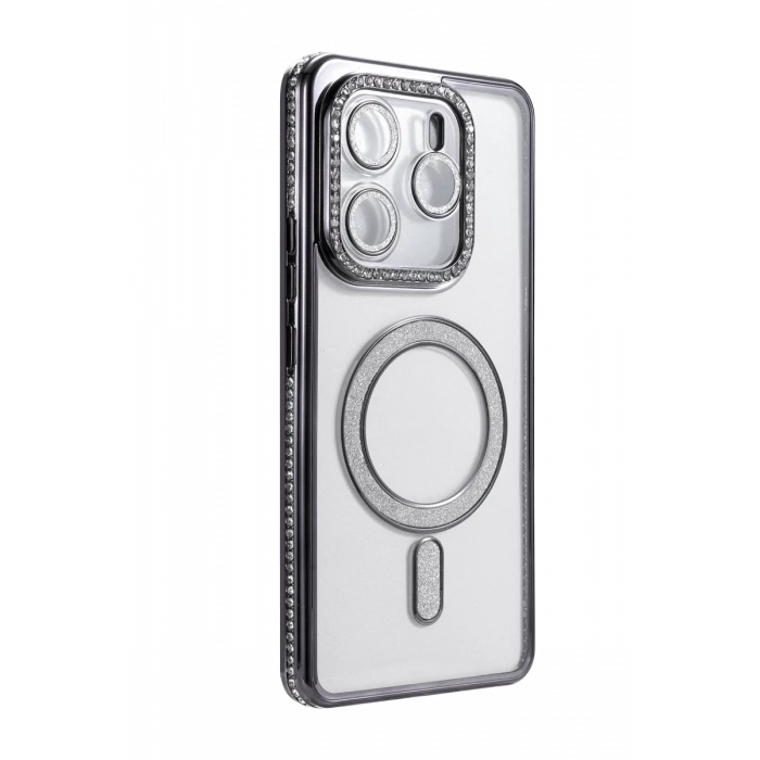 Hubrendy Bez Xiaomi Redmi Note 14 4G Joke Simli Magneticsafe Kılıf - Siyah