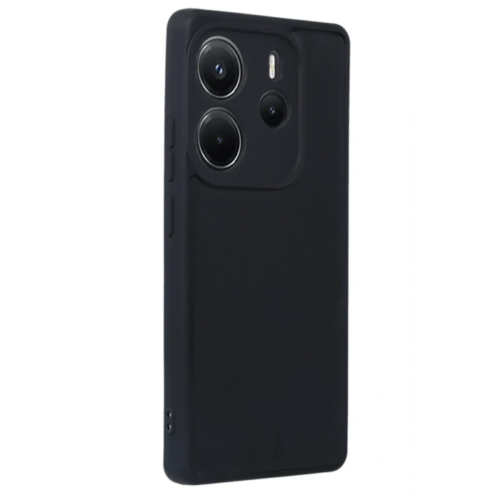 Hubrendy Bez Xiaomi Redmi Note 14 4G Kılıf Aras Deri Kapak - Siyah