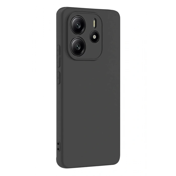 Hubrendy Bez Xiaomi Redmi Note 14 4G Kılıf First Silikon - Siyah