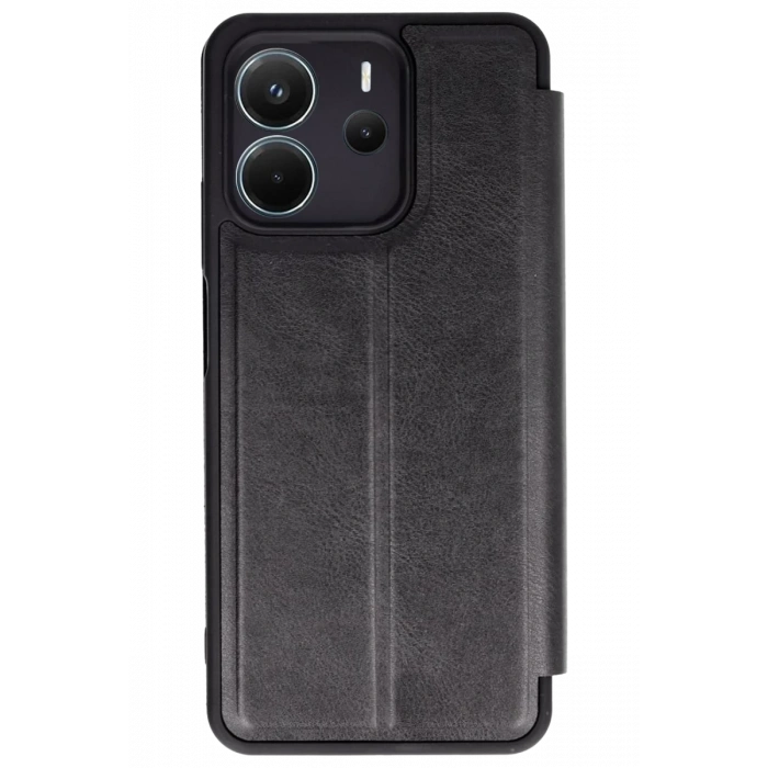 Hubrendy Bez Xiaomi Redmi Note 14 4G Kılıf Flip Cover - Siyah