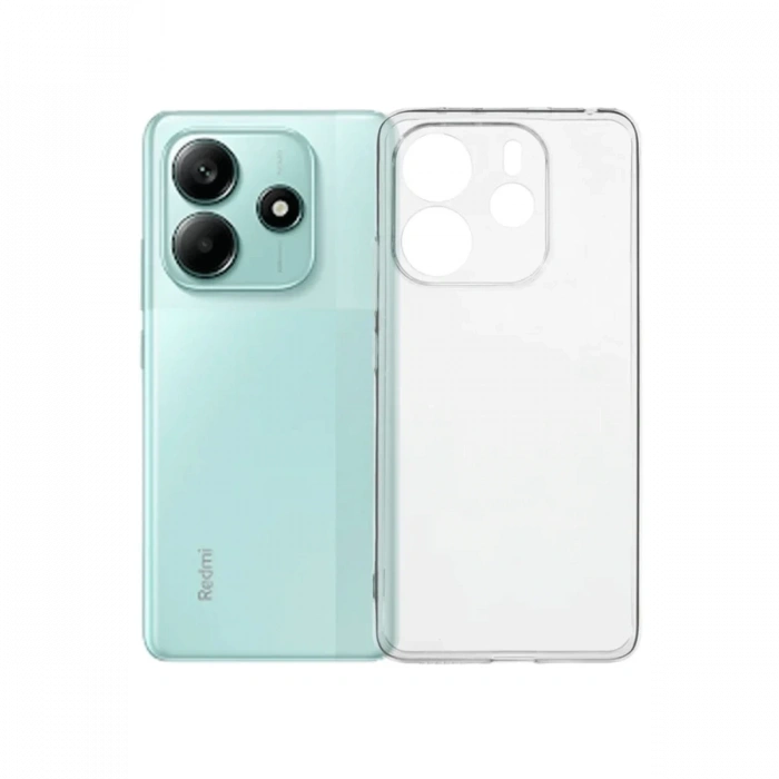 Hubrendy Bez Xiaomi Redmi Note 14 4G Kılıf Lüx Şeffaf Silikon
