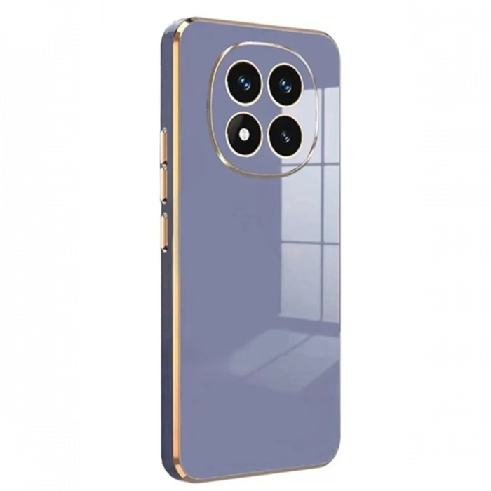 Hubrendy Bez Xiaomi Redmi Note 14 Pro 4G Kılıf Volet Silikon - Mavi