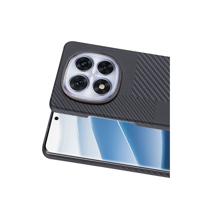Hubrendy Bez Xiaomi Redmi Note 14 Pro 4G Vega Magsafe Kapak - Siyah