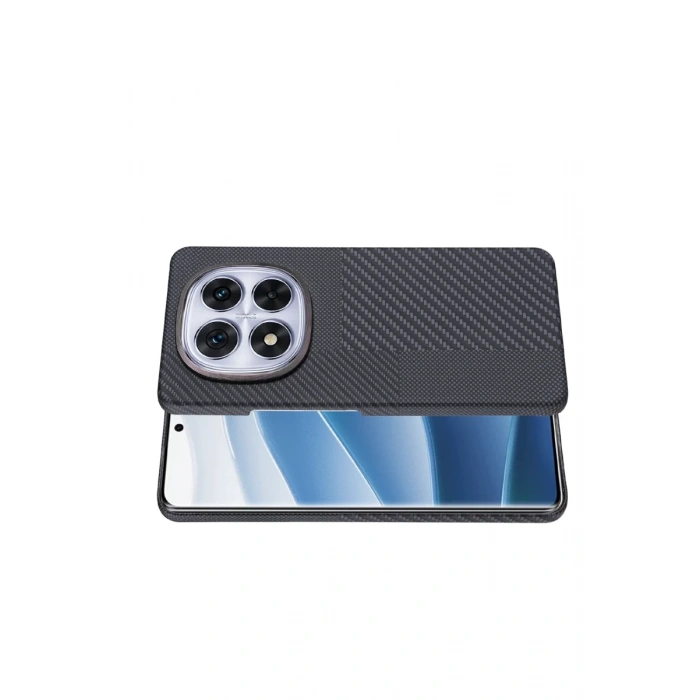 Hubrendy Bez Xiaomi Redmi Note 14 Pro 4G Vega Magsafe Kapak - Siyah