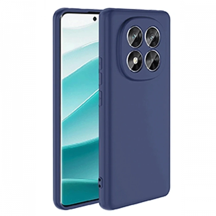 Hubrendy Bez Xiaomi Redmi Note 14 Pro 5G Kılıf First Silikon - Lacivert