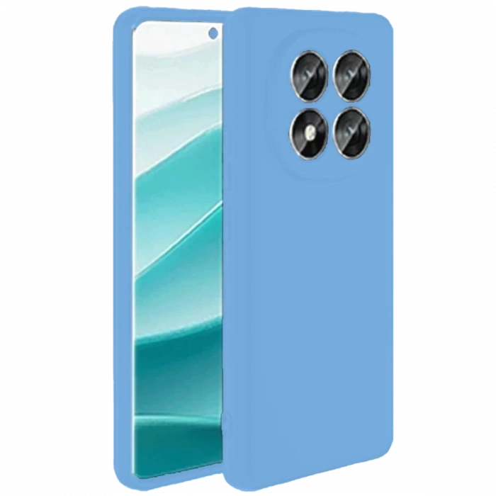 Hubrendy Bez Xiaomi Redmi Note 14 Pro 5G Kılıf First Silikon - Mavi