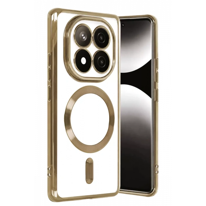 Hubrendy Bez Xiaomi Redmi Note 15 4G Kross Magneticsafe Kapak - Çöl Titanyum