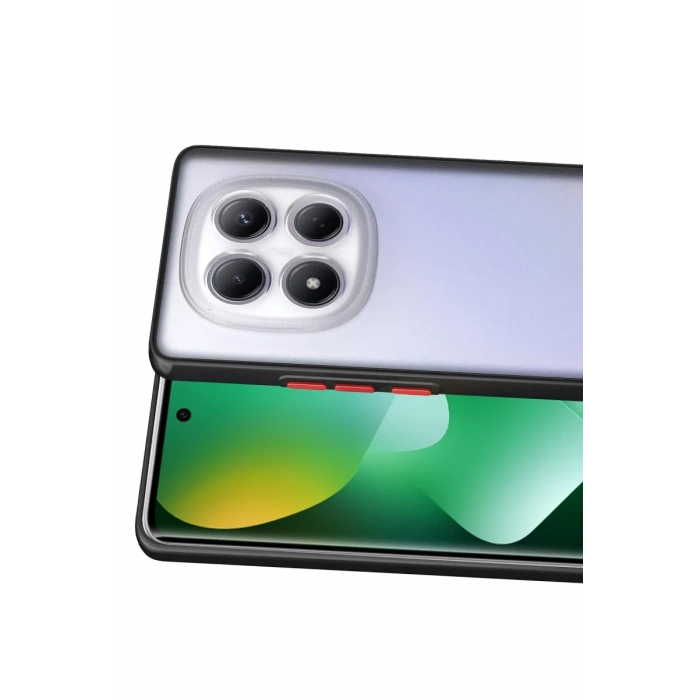 Hubrendy Bez Xiaomi Redmi Note 15 4G Montreal Silikon Kapak - Siyah
