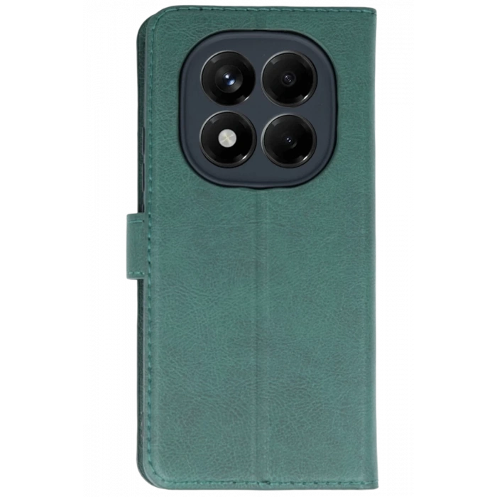 Hubrendy Bez Xiaomi Redmi Note 15 Pro 5G Trend S Plus Kapaklı Kılıf - Yeşil