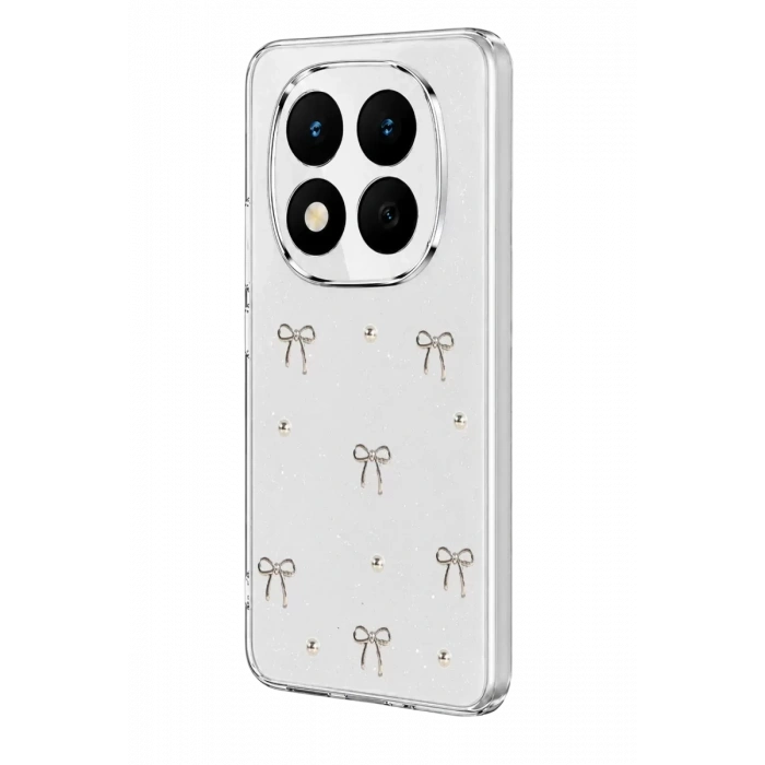 Hubrendy Bez Xiaomi Redmi Note 15 Pro Plus 5G Fiyonk Desenli Kapak - Desen 5