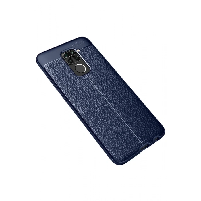 Hubrendy Bez Xiaomi Redmi Note 9 Kılıf Auto Focus Kapak - Lacivert