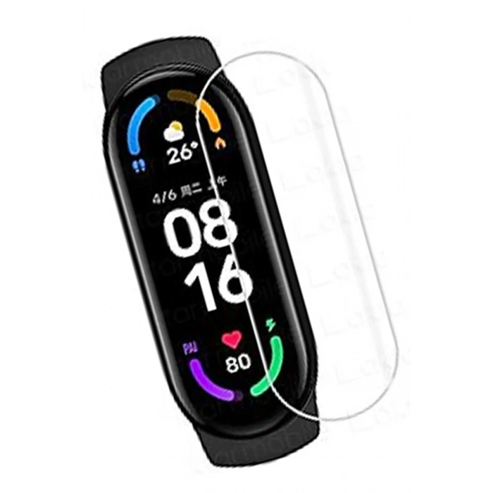 Hubrendy Bez Xiaomi Redmi Watch 3 Polymer Nano Ekran Koruyucu - Şeffaf