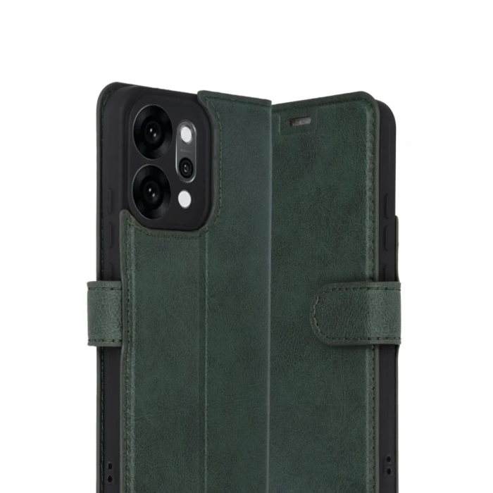 Hubrendy Bez Oppo Reno 14 Trend S Plus Kapaklı Kılıf - Yeşil