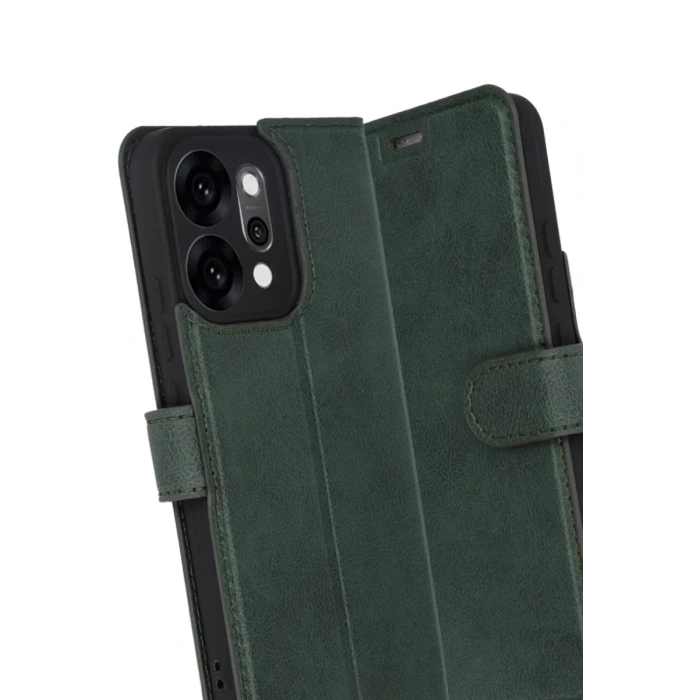 Hubrendy Bez Oppo Reno 14 Trend S Plus Kapaklı Kılıf - Yeşil