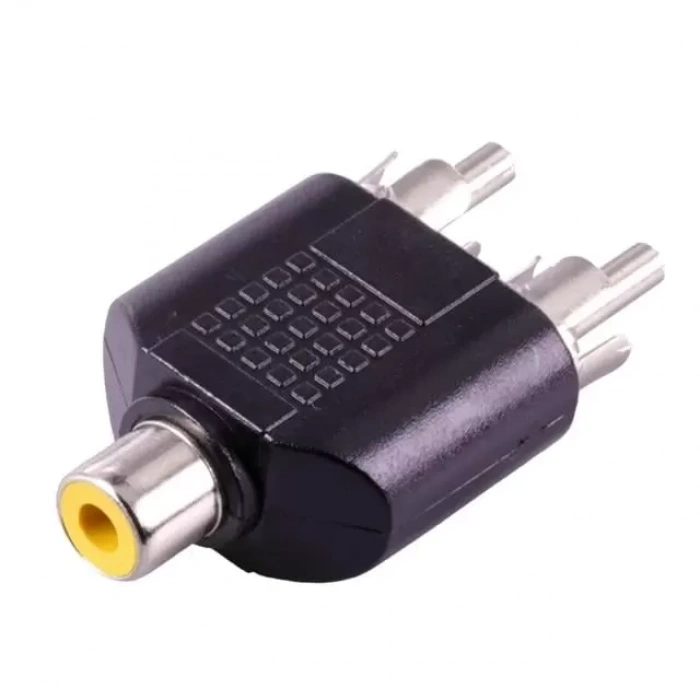 Hubrendy SH 1rca Dişi-2rca Erkek Çevirici Jack