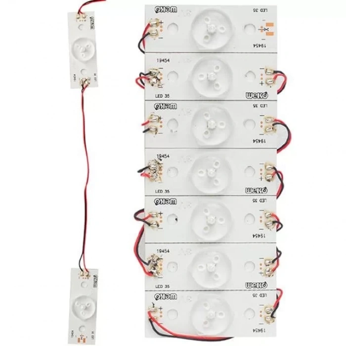 Hubrendy SH 3 Volt Tek Kablolu Birbirine Bağlı Led (7li Poşet)