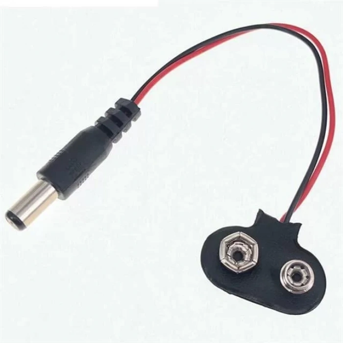 Hubrendy SH 9 Volt 2.1 Mm Jacklı Pil Başlığı (ıc-232a)