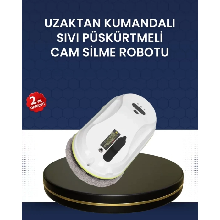 Hubrendy SH Çift Diskli Güvenli Otomatik Cam Silme Robotu