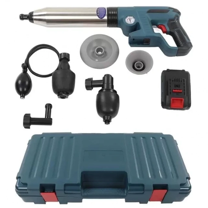 Hubrendy SH Elektromer El-26077 Şarjlı Yüksek Basınçlı Tuvalet Pistonu Pompası