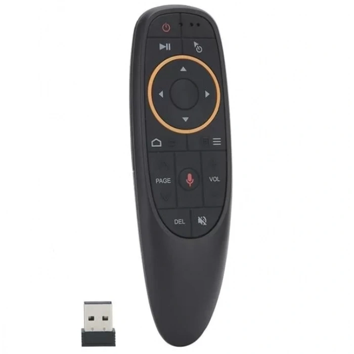 Hubrendy SH G10 Android-windows-linux-tv Box-mac Os Uyumlu 2.4 Ghz Ses Komutlu Wireless Air Mouse Uzaktan Kumanda