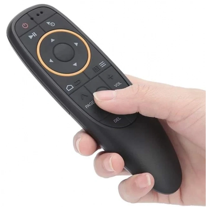 Hubrendy SH G10 Android-windows-linux-tv Box-mac Os Uyumlu 2.4 Ghz Ses Komutlu Wireless Air Mouse Uzaktan Kumanda