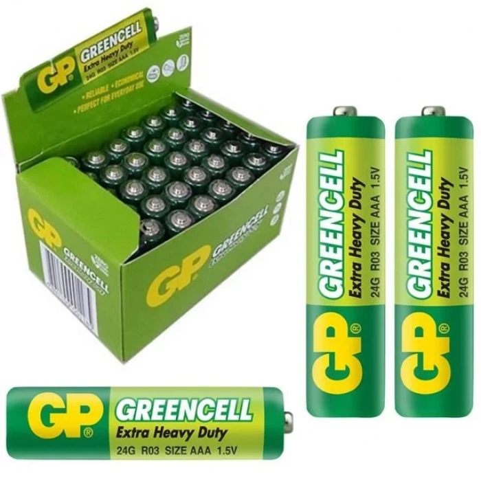 Hubrendy SH Gp 24g-2s2 Greencell Aaa 40lı İnce Kalem Pil
