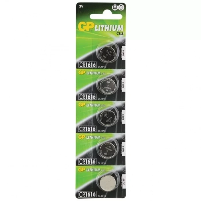 Hubrendy SH Gp Cr1616 Lityum 3 Volt Pil 5li Paket