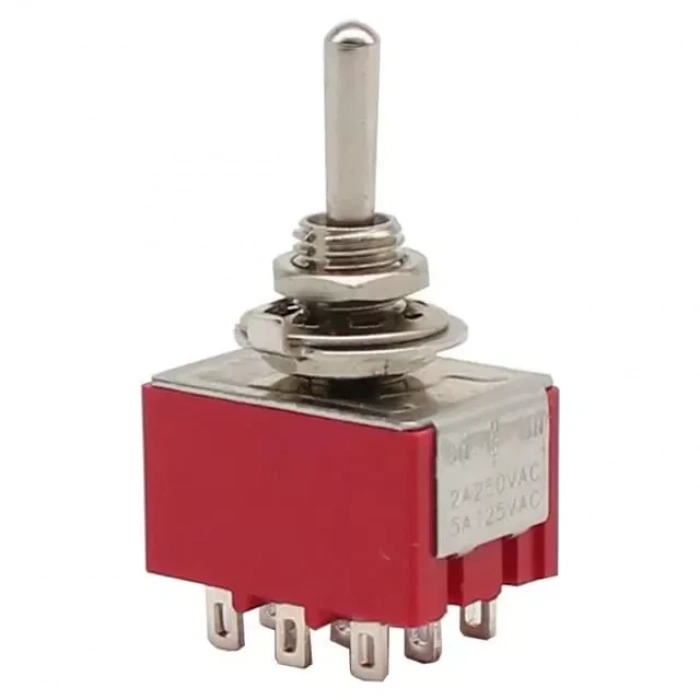 Hubrendy SH Ic-148a 9 Pin Ø6mm On-off Toggle Switch Mts-302
