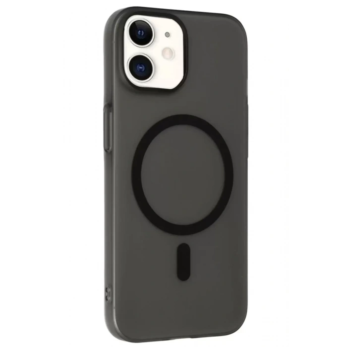 Hubrendy SH Joko Apple İphone 12 Tuna Pc Slim Magsafe Kapak - Siyah