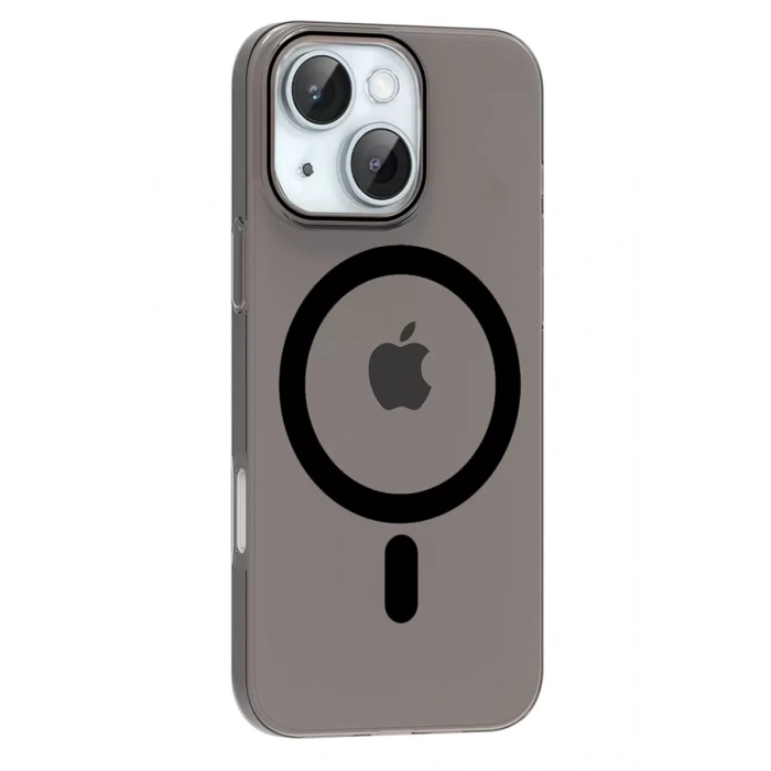 Hubrendy SH Joko Apple İphone 15 Pc Blank Magsafe Kapak - Siyah