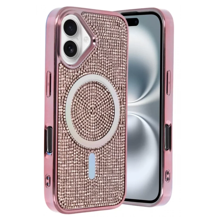 Hubrendy SH Joko Apple İphone 16 Helen Magsafe Kapak - Pembe
