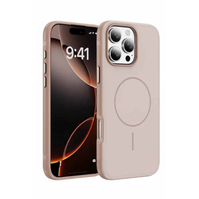 Hubrendy SH Joko Apple İphone 16 Pro Max Neksa Magsafe Kapak - Rose