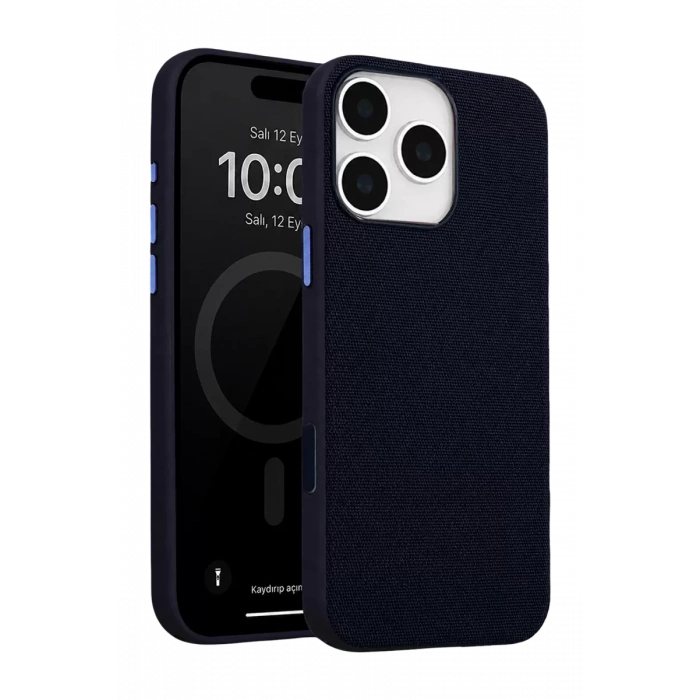 Hubrendy SH Joko Apple İphone 16 Pro Max Vero Magsafe Kapak - Mavi