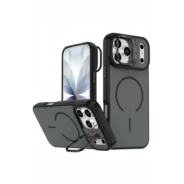 Hubrendy SH Joko Apple İphone 17 Pro Flexa Magsafe Kapak - Siyah