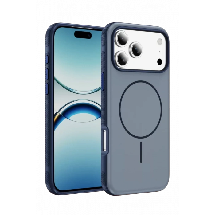 Hubrendy SH Joko Apple İphone 17 Pro Max Neksa Magsafe Kapak - Lacivert