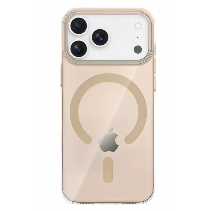 Hubrendy SH Joko Apple İphone 17 Pro Pc Blank Magsafe Kapak - Çöl Titanyum