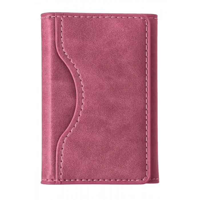 Hubrendy SH Joko Tema Magsafe Deri Kartlık - Pembe