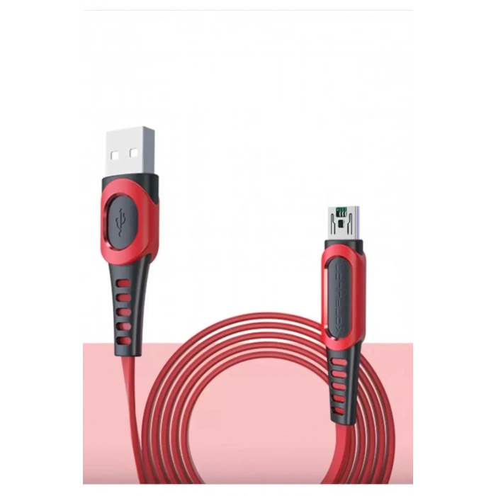 Hubrendy SH Konfulon Dc24 Micro Usb Kablo 1.2m 4a - Kırmızı