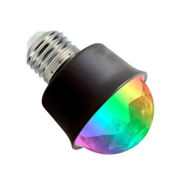 Hubrendy SH Ledx Al-kx6882 Mini 360 Derece Led 3.3 Watt E27 Duy Rgb Disko Lamba